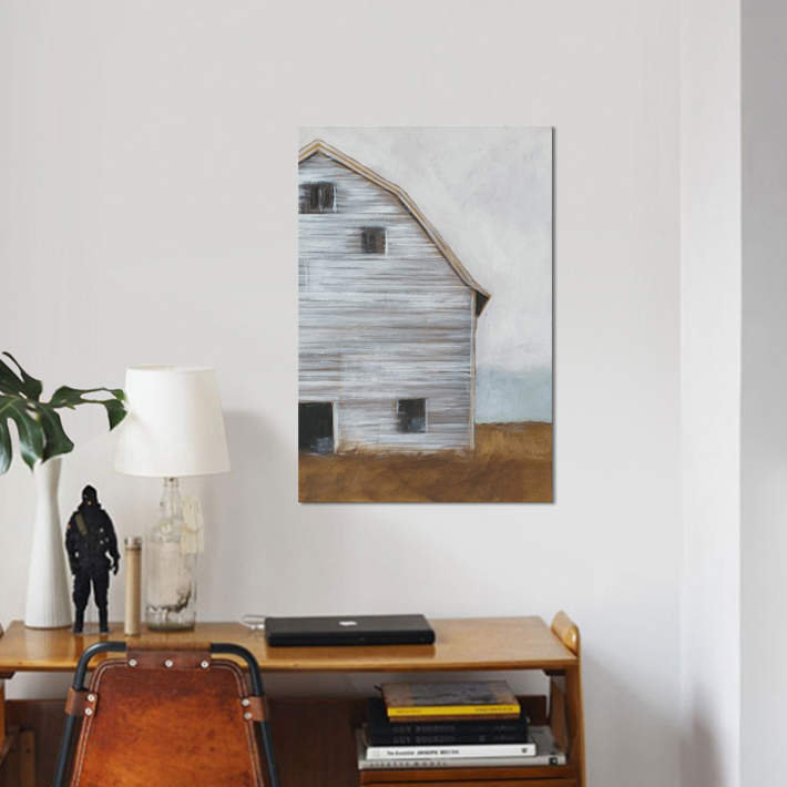 «Abandone Barn I», impression sur toile, H 40 po x l 26 po x P 1,5 po, Toile tendue, Pas de tapis