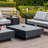 TEVERE Square Concrete Coffee Table 101.6 x 101.6 x 35.6 cm-89429552-89429551