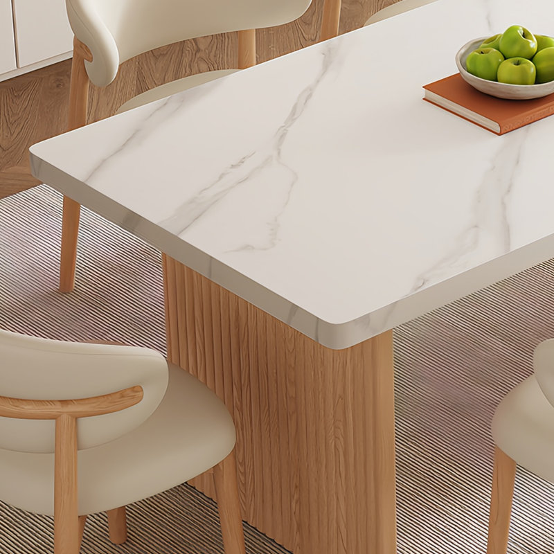 Modern rectangular dining table, 29.92" H x 55.12" W x 31.5" D