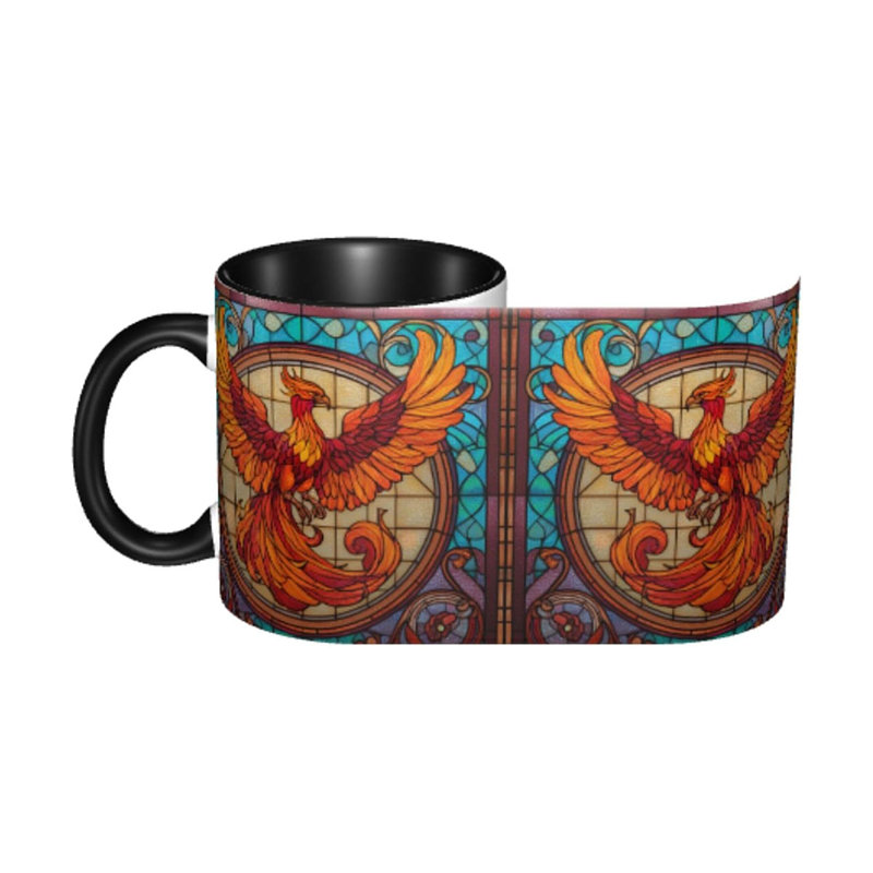 Phoenix Print Coffee Mug Ceramic Coffee Cup