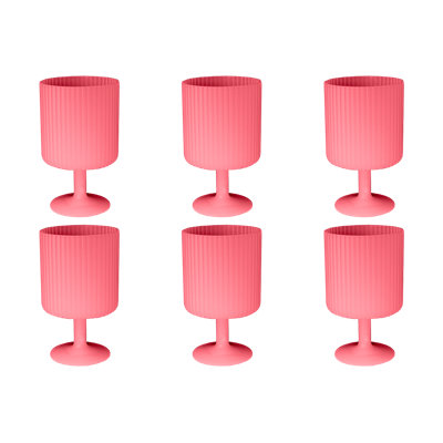 Mesa PP Goblet, White, 15 oz, Set of 6