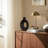 Decorative Mango Wood Table Vase for Home Decor Accent - Modern Cutout Flower Vase for Living Room, Office and Entryway Display-823468286-823468258