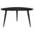 Xander Black Triangular Solid Wood Coffee Table