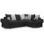 4 Seater Fabric Sofa & Chaise-1539460252-1539460253