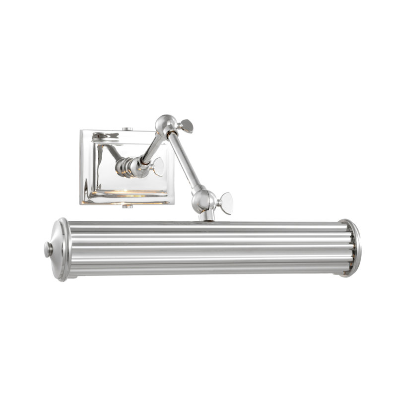 Lampe murale Luca S 2 lumières, Nickel