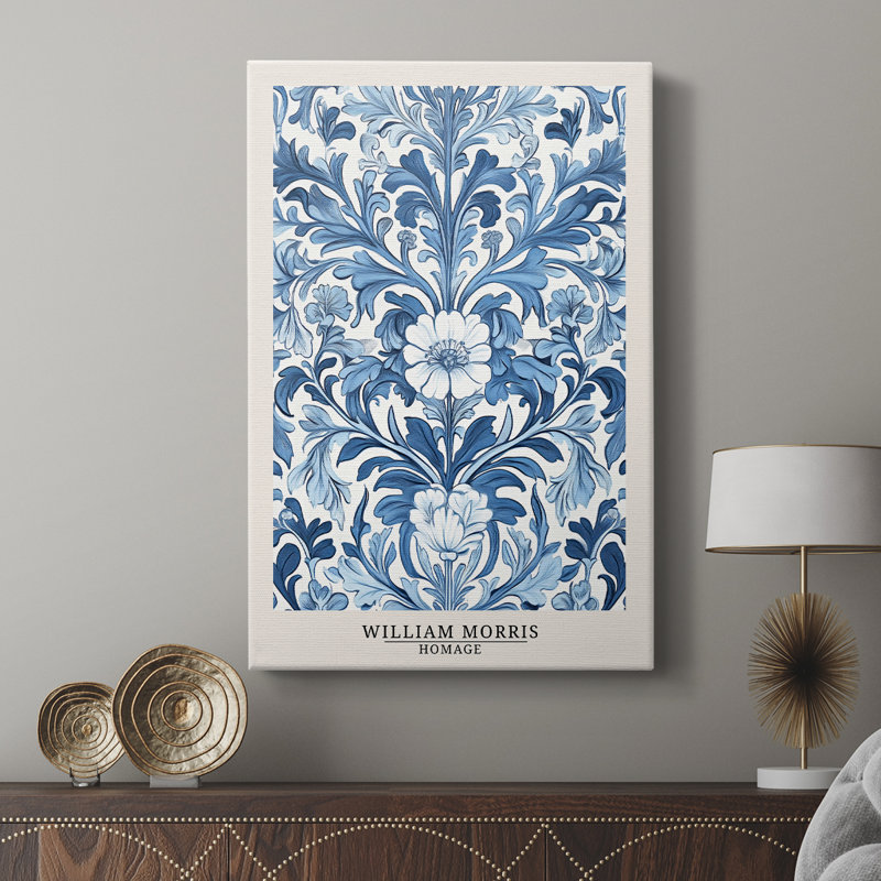 WM MORRIS Series DLXIII -Gallery Wrapped Cavas, 12" H x 18" W