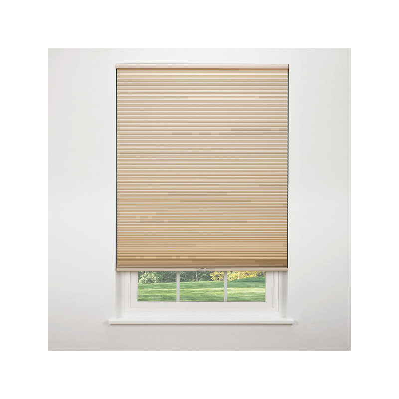 Cordless Standard Blackout Cellular Shade Muslin (Arrives 1/4" Narrower), 20.25W x 36L