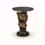 Table d'appoint Leopard Head