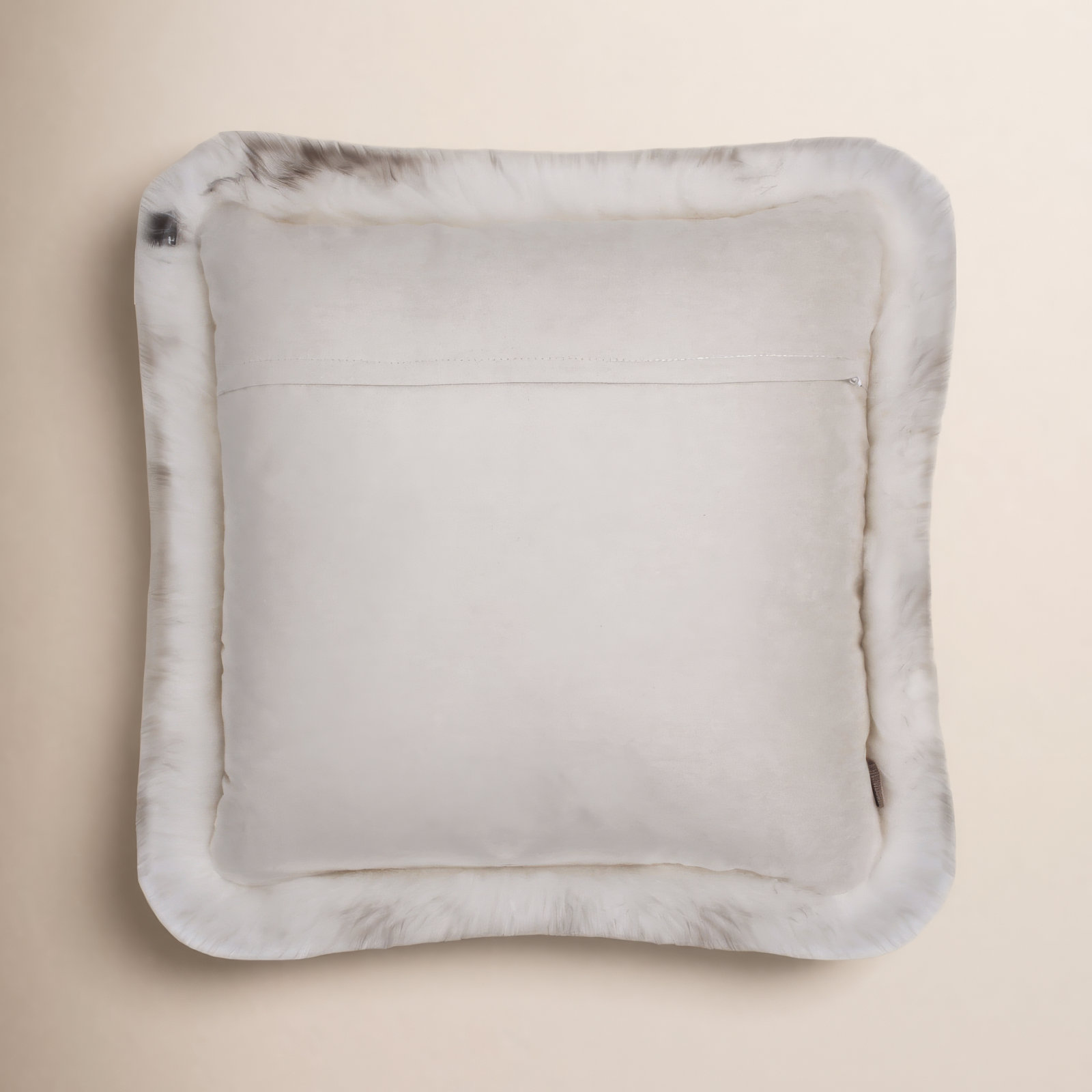 Fieldman Leather Throw Pillow, Wolf Brown Tip