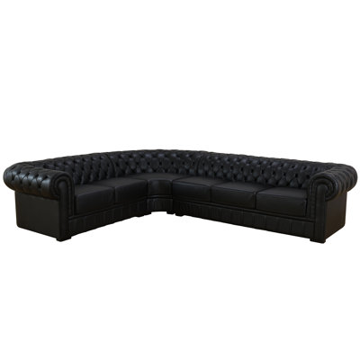 Sabria 138'' Leather Sofa