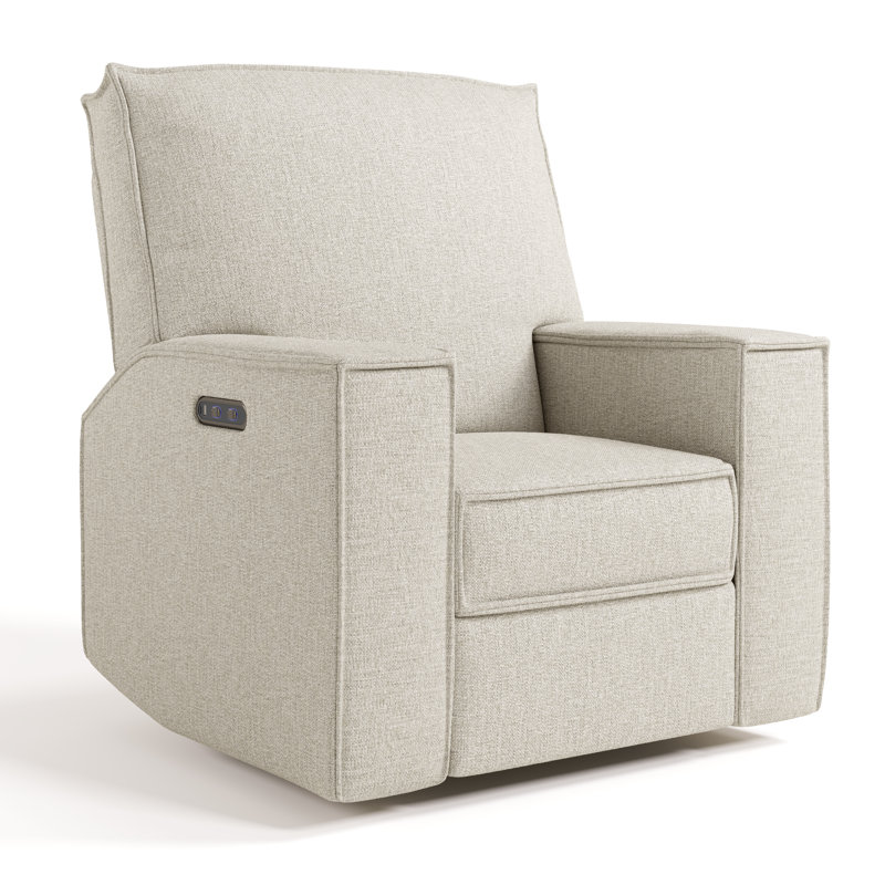 Texas Nursery Power Recliner Swivel Glider , Dune Basketweave