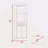 5-Bottle 2-Shelf Bar Cabinet