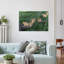 Playful Lion Cubs Playful Abstract Contemporary Cat Lion Nature Tree Wall Art Print by Jeffrey C. Sink - 1 Piece Wrapped Canvas Wall Art-486898348