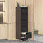 Armoire de rangement en métal avec 5 tiroirs, classeur vertical avec serrure pour bureau personnel-585640775