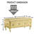 Upholstered Storage Ottoman Bench For Bedroom End Of Bed Faux Leather Rectangular Storage Benches Footrest With Crystal Buttons For Living Room Entryway-1977612124