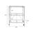 Origami 3-Shelf Storage Rack & Wheels-409900159