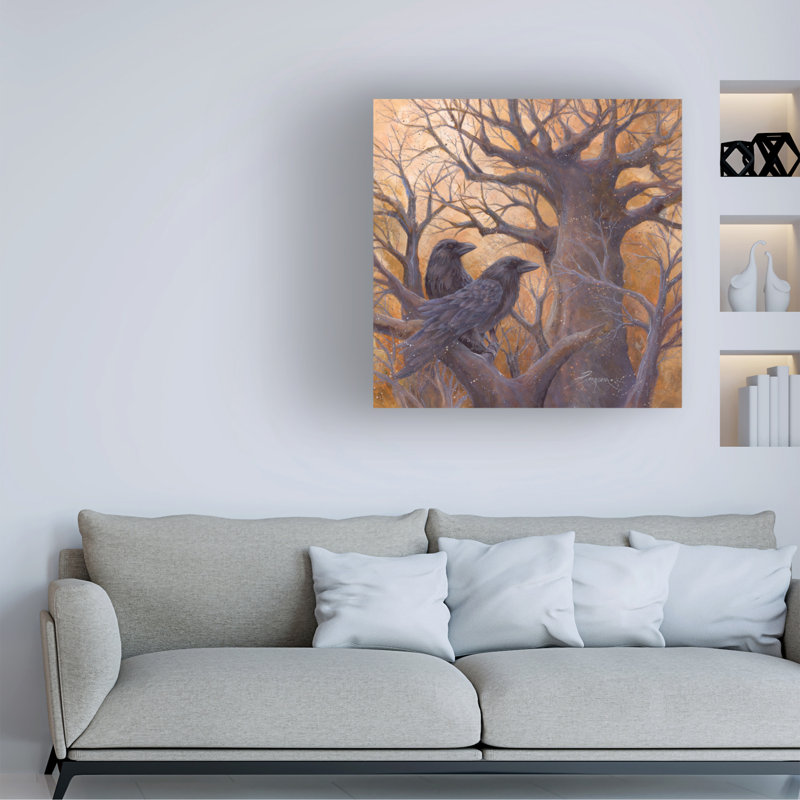 Art mural sur toile tendue - «The Calling» par Jody Bergsma pour décoration de salon, de chambre à coucher ou de bureau - 14 x 14