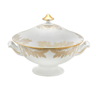 Damassé Ritz Paris Porcelain China Tureen