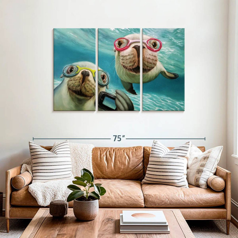 Brampt Underwater Selfie, 36" H x 57" W