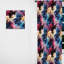 Blue Galactic Dreams Marble Dreams - Rideau en velours glamour - obscurcissant - 1 panneau-107611085