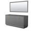 Strada 71'' Double Bathroom Vanity Base Only-765425144