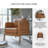 Tonni Faux Leather Armchair