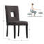 Chaise rembourrée Aayush