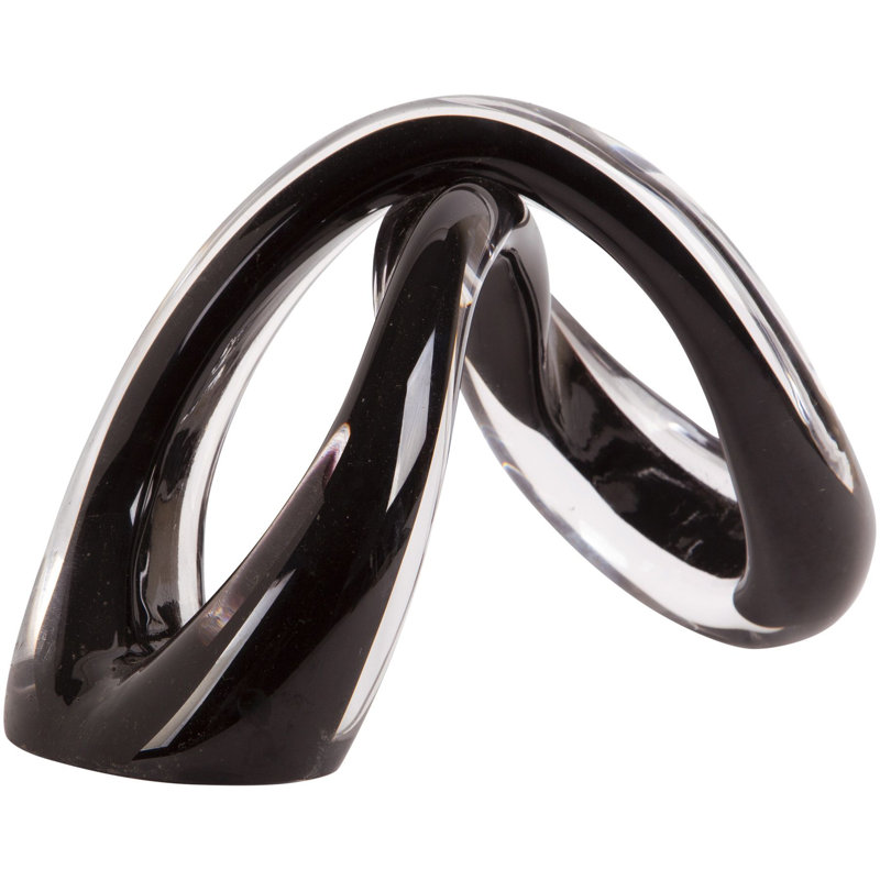 Blue Glass Twist, Black
