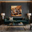 «Dogs Basenji Brown», art mural sur toile-225655872