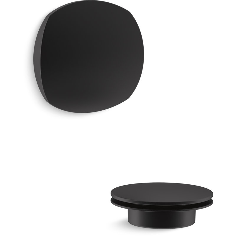 PureFlo Drain Stopper Tub Drain, Black