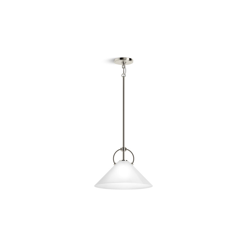 Kernen By Studio McGee 14 in. Pendant, Polished Nickel