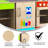 Bright Beginnings Commercial Grade Wooden Kitchen Refrigerator with Integrated Storage
