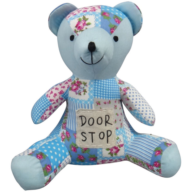 Teddy Bear Steve Fabric Door Wedge