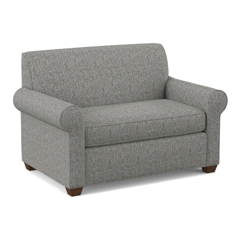 Finn Upholstered Accent Chair, Montana Walnut, Connelly Dove