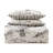 Ensemble de housse de couette réversible gris en coton Port Gamble Eddie Bauer-103249149