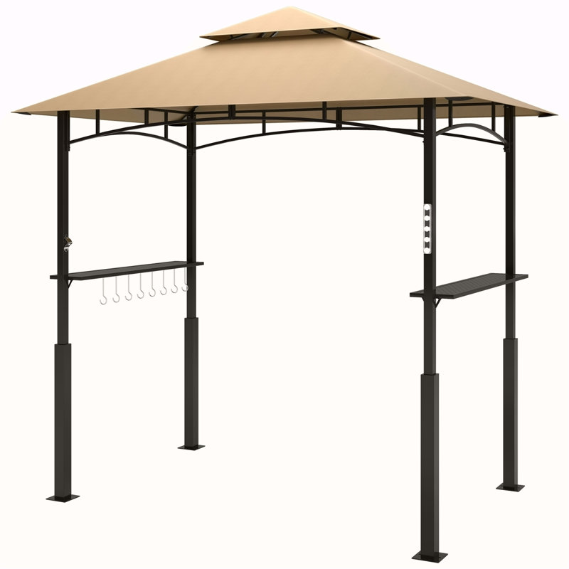 Abri de jardin extérieur brun foncé 8 pi x 5 pi