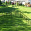 Clôture de jardin décorative en métal H 2 pi x l 2 pi