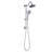 6 Inch Rain Shower Head With Handheld Shower Head Bathroom Rain Shower System