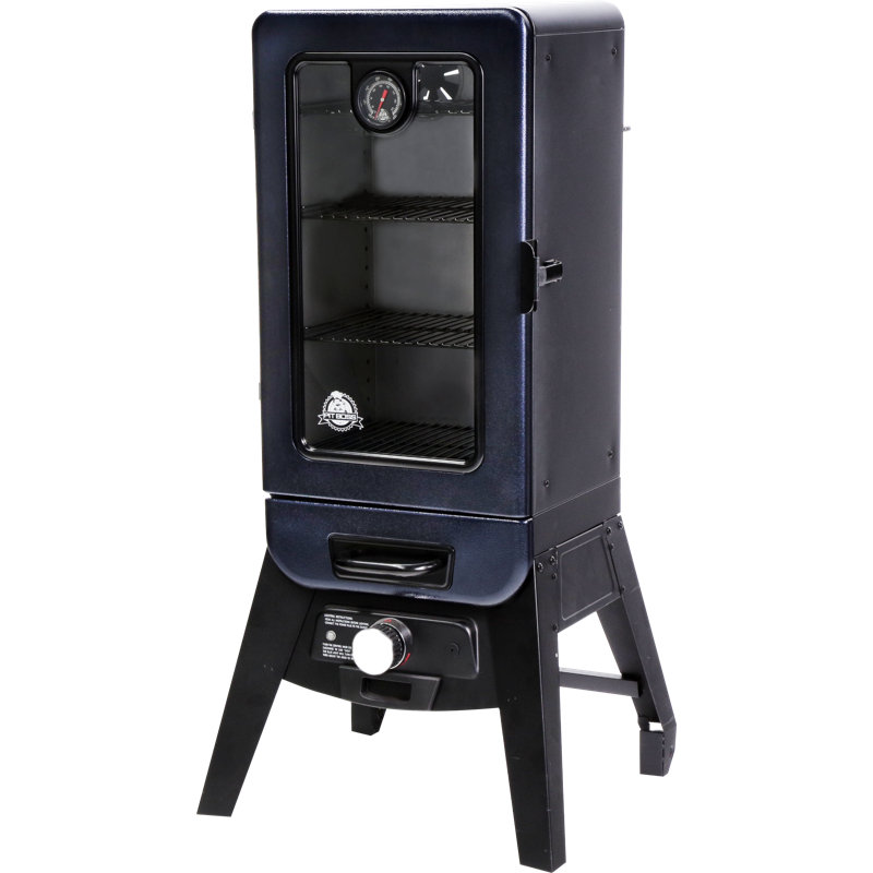 Fumoir électrique vertical Pit Boss 3-Series, bleu martelé