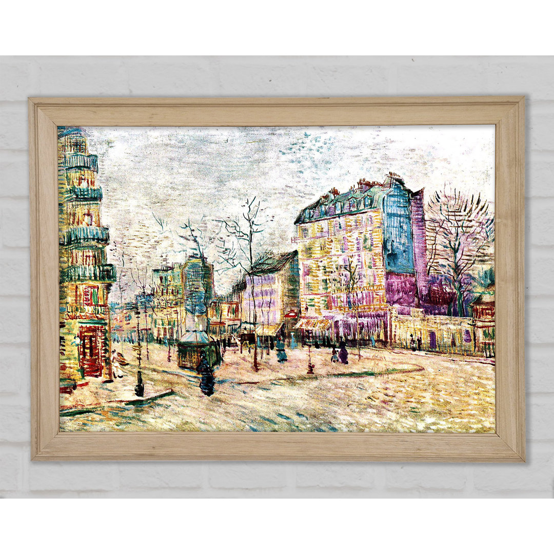 Van Gogh Boulevard De Clichy - Einzelner Bilderrahmen Kunstdrucke