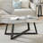 Marvis Savner Wood Oval Coffee Table-708217229-708217230