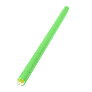 Pailles en papier de base et tremblement de lait (Ensemble de 100)