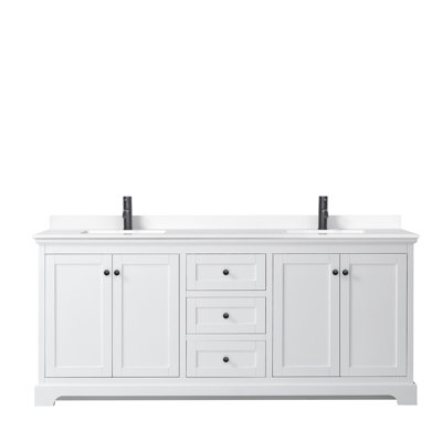 Ensemble de meuble-lavabo double 80 po Avery