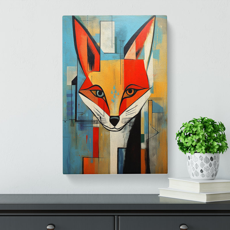 Fox Constructivism - Print, 50cm H x 35cm W x 3cm D
