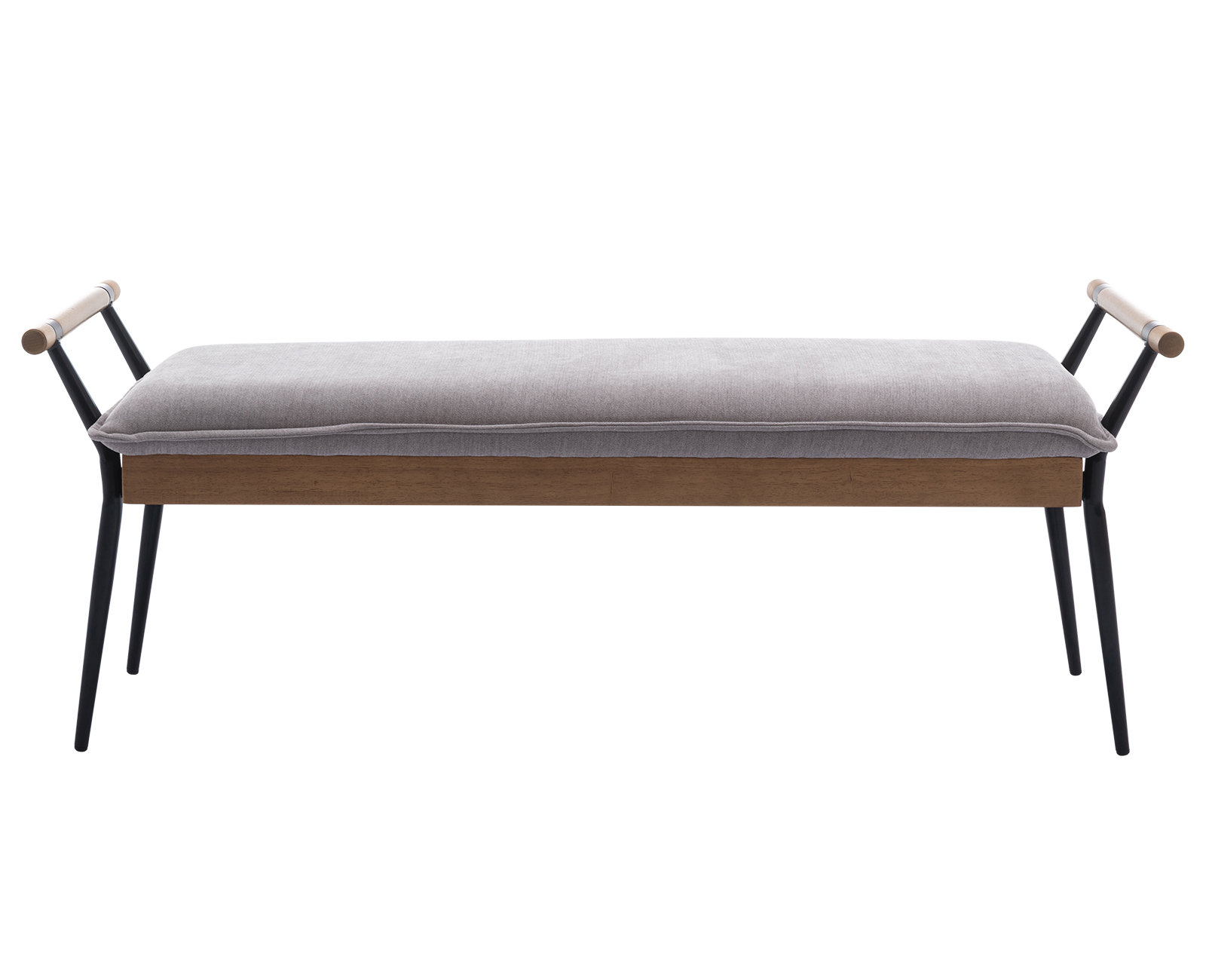 Ebern Designs Ameera Storage Bench Industrial Bench with Arms & Reviews ...