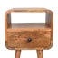 Wenzel 193.55cm W Solid Wood Bedside Table-115437732