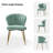 Euclid Modern Tufted Velvet Wingback Dining Chair-378649004