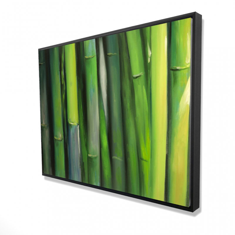 Bamboo Plant Print On Canvas