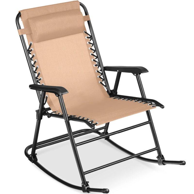 Chaise berçante d'extérieur, Beige