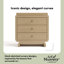 Commode 3 tiroirs avec plateau à langer Santorini-121932987
